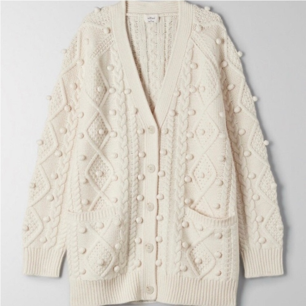 Wilfred Alps cardigan xs 21” ptp birch